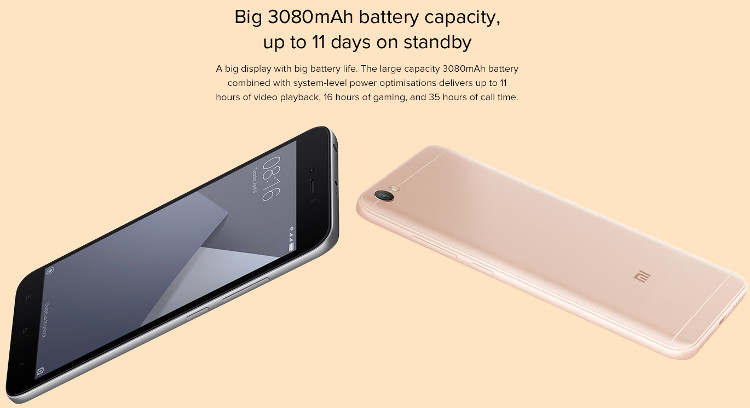 3080mAH battery