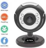 22 Tech Qhm495lm 6 Light Webcam FULL Hd Webcam