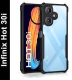 Aaralhub Back Cover For Infinix Hot 30i (Camera Bump Protector)