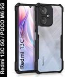 Adi Creations Back Cover For Redmi 13c 5G, POCO M6 5G (Camera Bump Protector, Pack Of: 1)