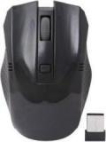 Adnet Ultra Sleek 2.4 Ghz Nano Receiver For PC Laptop Black Wireless Optical Mouse