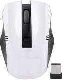 Adnet White High Speed Sleek 2.4 Ghz Nano Receiver For PC Laptop Wireless Optical Mouse (USB)