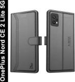 Aibex Flip Cover For OnePlus Nord CE 2 Lite 5G|Vegan PU Leather |Foldable Stand & Pocket (Cases With Holder, Pack Of: 1)