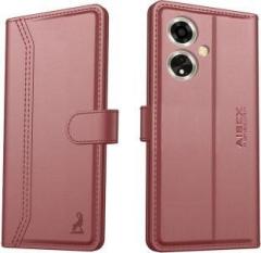 Aibex Flip Cover for Oppo A59 5G |Vegan PU Leather |Foldable Stand & Pocket |Magnetic Closure (Cases with Holder, Pack of: 1)