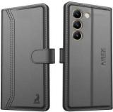 Aibex Flip Cover For Vivo T3 5G / Vivo Y200e 5G|Vegan PU Leather |Foldable Stand & Pocket |Magnetic Closure (Cases With Holder, Pack Of: 1)