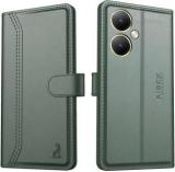 Aibex Flip Cover For Vivo Y27 4G|Vegan PU Leather |Foldable Stand & Pocket (Cases With Holder, Pack Of: 1)