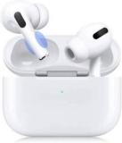 Alfanso Earbud White, With Bluetooth Headset Bluetooth Headset (Wireless Charging Case, True Wireless)