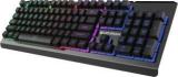 Amkette EvoFox Warhammer Floating Keycaps, 19 Anti Ghosting Keys And Breathing Effects LED Backlit Wired USB Gaming Keyboard