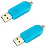 Axcess USB 2.0 Plus Micro Usb OTG,SD Card,Micro SD T Flash Adapter For Mobile Card Reader