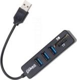 Bb4 COMBO 3 PORT 2.0 USB HUB + Card Reader