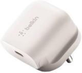 Belkin 18W USB C Adapter (iPhone Fast Charger for All iPhone 14, iPhone 13, Iphone12 Models, Ipad Pro and Type C Android Cellular Phones White