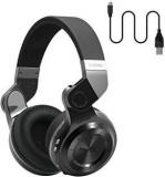 Bluedio Headphone T2 Black Wired Bluetooth Headphones