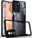 Bodoma Front & Back Case For Infinix Zero 5G 2023 Transparent/black (Silicon, Pack Of: 1)