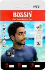 Bossin High Speed 4 GB MicroSD Card Class 4 24 MB/s Memory Card