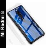 Bozti Back Cover For Mi Redmi 8 (Transparent, Grip Case, Pack Of: 1)