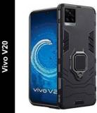 Bozti Back Cover For Vivo V20 (Rugged Armor, Pack Of: 1)