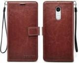 Bracevor Flip Cover For Mi Redmi Note 4 (Leather)