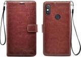 Bracevor Flip Cover For Mi Redmi Note 5 Pro (Leather)