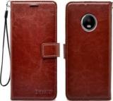 Bracevor Flip Cover For Motorola Moto G5 Plus (Leather)