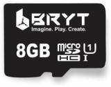 Bryt UHS 1 High Capacity Micro SD Card 8 GB MicroSDHC Class 10 90 MB/s Memory Card