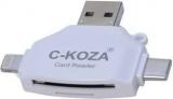 C Koza CK 177 OTG Lightning USB Mobile Flash Drive Card Reader