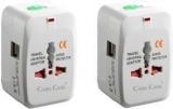 Care Case Set Of 2 2 Usb Travel Adapter Universal Good Quality International Worldwide Adaptor