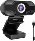 Case U 1080P Webcam With Microphone, HD Webcam Desktop Or Laptop, Streaming Webcam For Computer Widescreen Video Calling And Recording, USB Web Camera Built In Mic, Flexible Rotatable Clip And Tripod Webcam