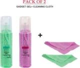 Depket Screen Cleaning Spray Gel With Microfiber Clothes Pack Of 2 For Computers, Gaming, Laptops, Mobiles