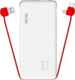 Detel 10000 MAh Power Bank (Lithium Polymer)