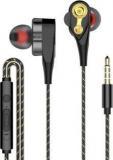 Edfigo T2 High Bass With Dual Drive Stereo Sound Wired Headset With Mic (In The Ear)