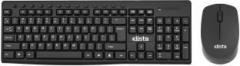 Elista ELS KMC753 2.4 GHz Wireless Keyboard and Mouse Combowith Nano Receiver 110 Keys Wireless Multi device Keyboard