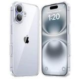 Enflamo Back Cover For Apple IPhone 16 (Transparent, Flexible, Silicon, Pack Of: 1)