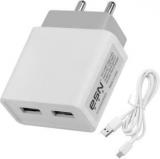 Esn 999 Fast 3.4 Amp Dual Port Fast Charger With Charge & Sync USB Cable Mobile Charger (Cable Included)