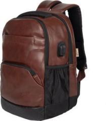 F Gear Luxur V2 Brown 27 L Laptop Backpack