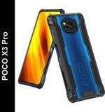 Fablue Back Cover For Poco X3 (Rugged Armor, Pack Of: 1)