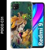 Fashionury Back Cover For Poco C31, Mi Redmi 9 (Grip Case, Silicon, Pack Of: 1)