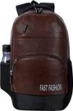 Fast Fashion ANTI THEFT FAUX LEATHER 30 L Laptop Backpack