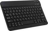 Fku 10 Inch Rechargeble Bluetooth Keyboard, Lightweight Ultra Wide Bluetooth, Wireless Multi Device Keyboard