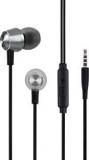 Flipkart Smartbuy Rich Bass Wired Metal Headset With Mic (Gun Metal, Wired In The Ear)