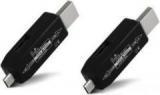 Freya PACK OF 2 Micro Usb OTG TF / SD Flash Memory With Male And Female Card Reader