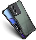 Fwellt Back Cover For Vivo Y17s (Grip Case, Silicon, Pack Of: 1)