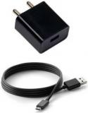 Genlig Made In India 2.1A Black Fast Charge F Mobile Charger (Cable Included)