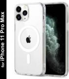 Global Nomad Back Cover For Apple IPhone 11 Pro Max (Transparent, Magsafe, Pack Of: 1)