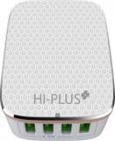 HI PLUS H444C Wall Charger With 4 USB Port 4.4A Rapid Charge Mobile Charger