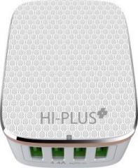 HI PLUS H444C Wall Charger with 4 USB Port 4.4A Rapid Charge Mobile