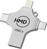 Hmd 1 TB 4 In 1 Pen Drive For IOS & Android Compatible With IPhone, IPad, Android, PC 1 TB OTG Drive (Type A To Type C)