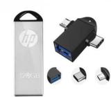 Hp 128gb Pendrive 2in1 Otg Free 128 GB OTG Drive (Type A To Micro USB)