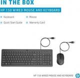 Hp 150 Wired Mouse And Keyboard Wired USB Multi Device Keyboard