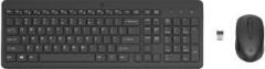 Hp 330 Mouse & Keyboard Combo 1600 DPI Mouse, 12 fn keyboard shortcuts, Ergonomic design Wireless Desktop Keyboard