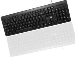 Hp K100/7J4G1AA Quick, Comfy and Accurate, USB Plug & Play Setup with LED Indicators Wired USB Multi device Keyboard